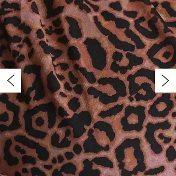 Anthropologie |  RANNA GILL Cut Out Midi Dress in Brown Motif - Picture 5 of 6